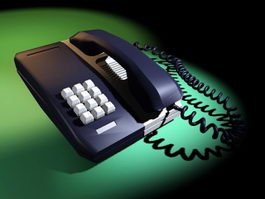 Office Telephone 3d preview