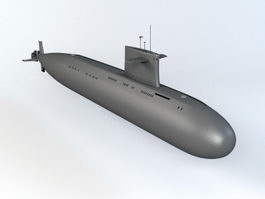 Type 095 Submarine 3d model preview