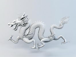 Chinese Dragon 3d model preview