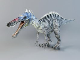 Suchomimus Dinosaur 3d model preview