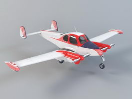 Small Seaplane 3d model preview
