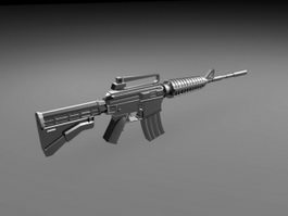 Compact Assault Rifle 3d model preview
