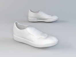 White Sneakers 3d model preview