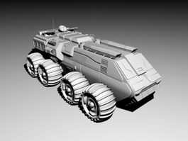 Futuristic Infantry Fighting Vehicle 3d preview