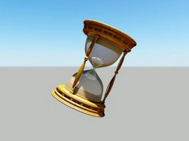 Antique Hourglass 3d model preview