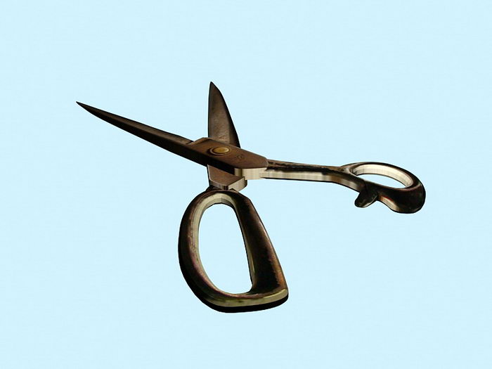 Sewing Scissors 3d rendering