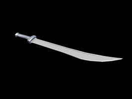 Chinese Dao Sword 3d model preview