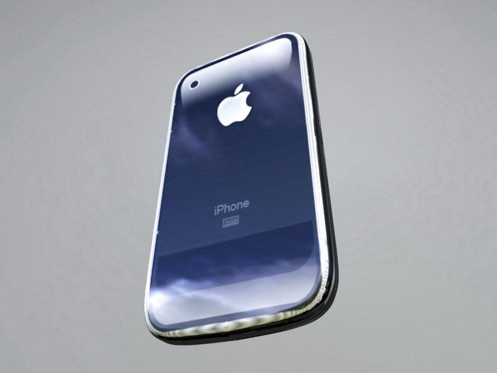 iPhone 5S Black 3d rendering