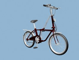 Womens City Bike 3d model preview