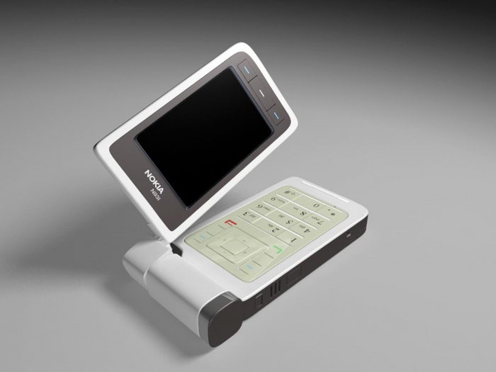 Nokia N93 Smartphone 3d rendering