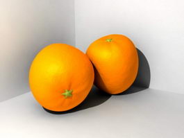 Orange Fruit 3d preview