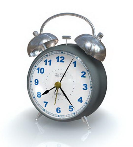 Alarm Clock 3d rendering