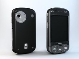 Dopod CHT9100 Smartphone 3d model preview