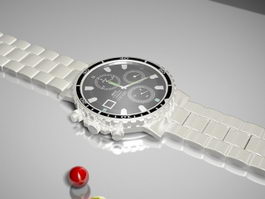 Seiko Watch 3d model preview