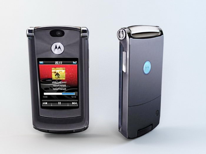Motorola Razr2 V8 3d rendering