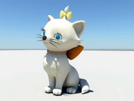 Cute Cartoon Cat 3d preview