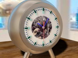 Cute Alarm Clock 3d model preview