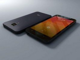 Xiaomi Mi 4 Smartphone 3d model preview