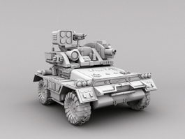 Military Unmanned Ground Vehicle 3d preview