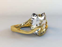 Diamond Ring 3d model preview