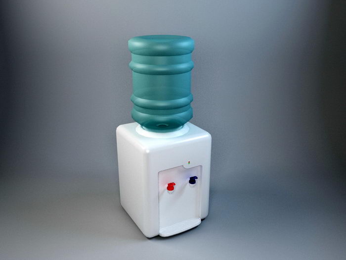 Small Water Dispenser 3d rendering