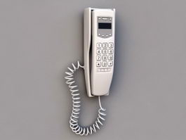 Wall Telephone 3d model preview