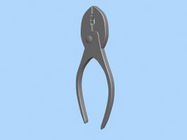 Slip Joint Pliers 3d model preview
