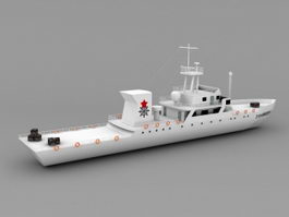 Fish Ship 3d model preview
