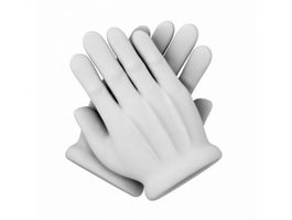 White Glove 3d model preview