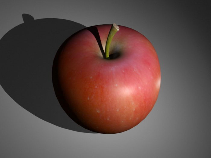 Red Apple 3d model Maya files free download - modeling ...
