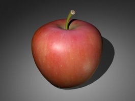 Red Apple 3d model preview