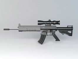 M4 Carbine 3d model preview