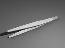 Medical Tweezers 3d model preview