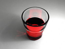 Glass of Wine 3d model preview