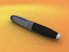 Black Pen 3d model preview