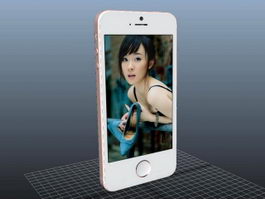 iPhone SE 3d model preview