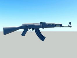 AK-47 3d preview