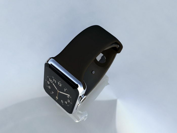 Apple Watch 3d rendering