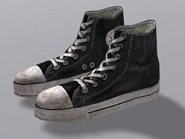 Pair of Sneakers 3d rendering
