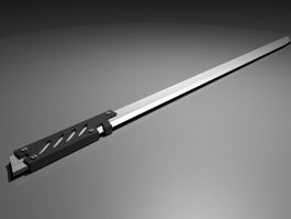 Katana Sword 3d model preview