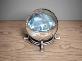 Crystal Sphere 3d model preview