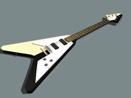Cool Electric Guitar 3d model preview