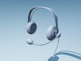 Phone Headset 3d preview