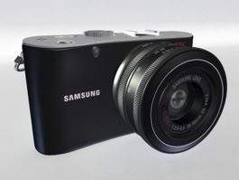 Samsung NX100 Digital Camera 3d model preview
