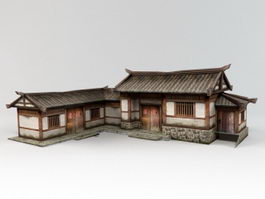 Traditional Chinese Dwelling 3d model preview