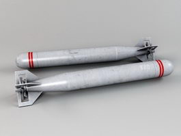 Modern Torpedo 3d model preview