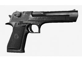 Police Pistol 3d model preview