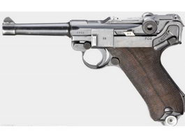 German Luger Pistol 3d preview