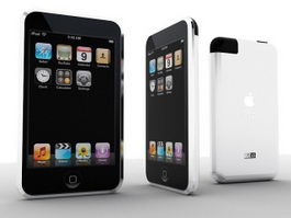 Apple iPod Touch 3d model preview