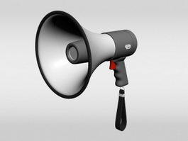Megaphone Loudspeaker 3d model preview